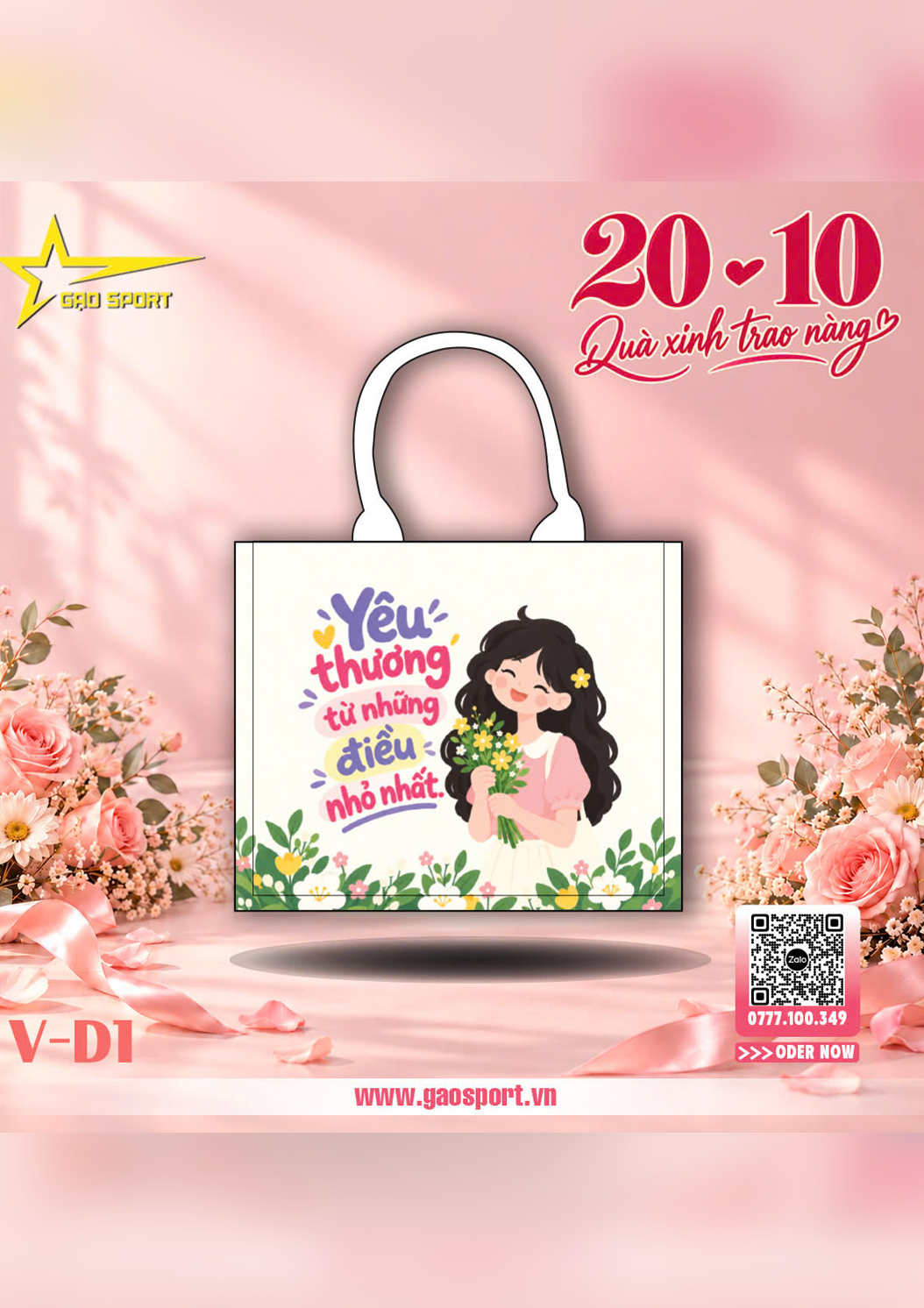 TÚI TOTE VẢI ĐAY 06